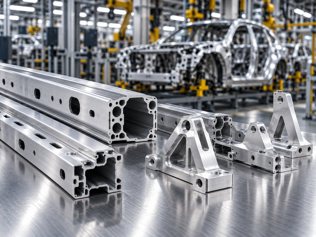 Aluminium extrusion applications for Automotive