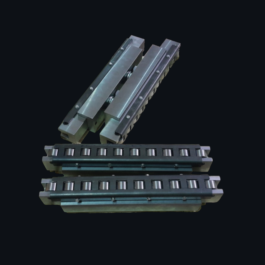 Linear rollers guide in studio detail