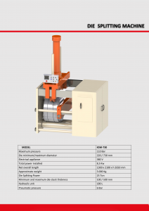 DIE SPLITTING MACHINE 2 1